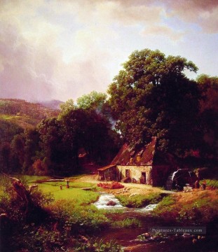  bierstadt - Le vieux moulin Albert Bierstadt